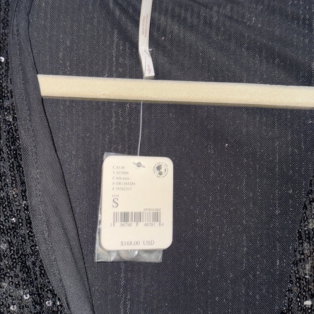 Free People Christa Black Sequin Jumpsuit - Picture 4 of 5